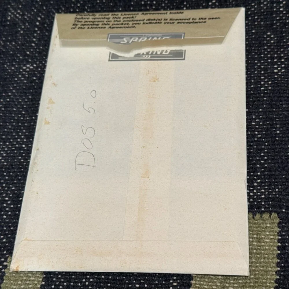 Microsoft MS-DOS 5.0 Box Set, 5 1/4 Floppy Disks with Book, Circa 1991
